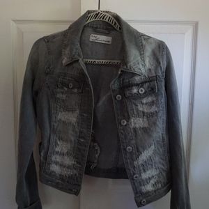 Vintage Havana distressed jean jacket